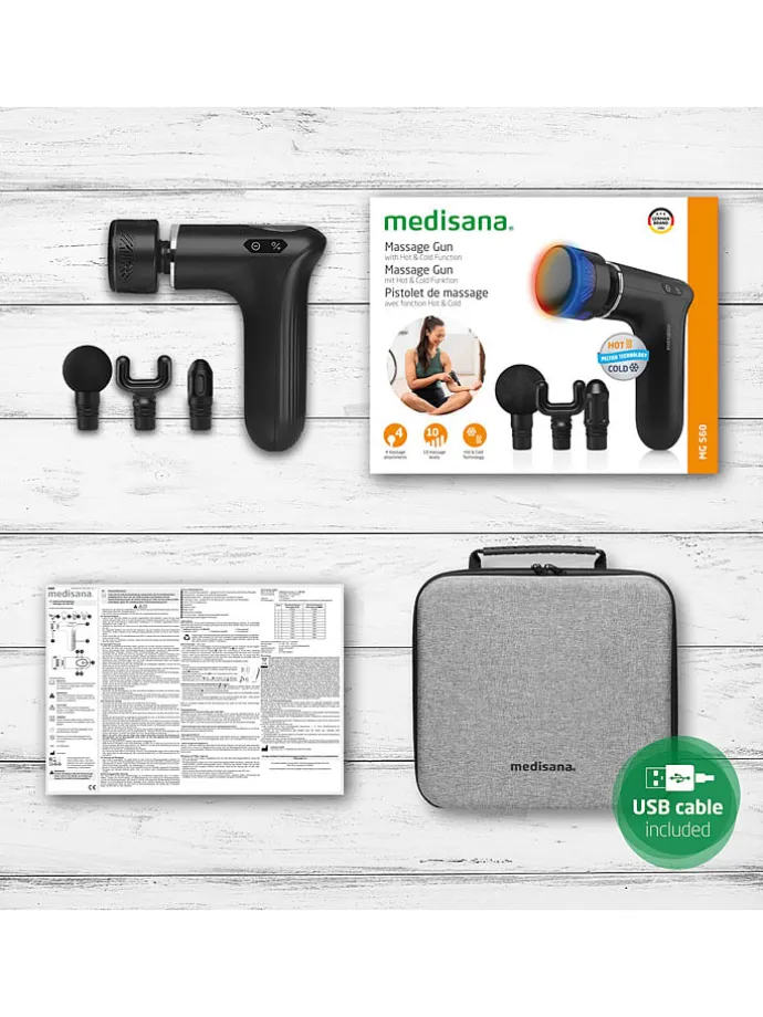 Massage-Pistole "MG 560 Hot & Cold"