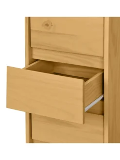 Massiver Hochschrank CAVA in Pinie Natur