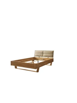 Massivholz-Bett TJARK ca.140x200 cm in Eiche geölt