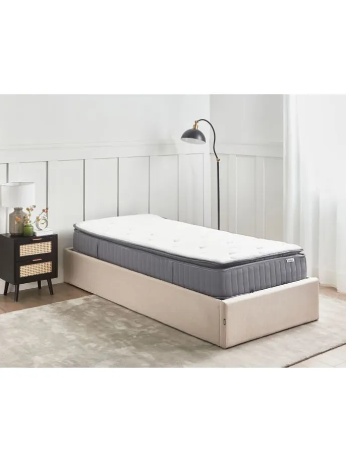 Matratze PLEASANT in Weiß/Grau - (W) 90 x (H) 25 x (L) 200 cm