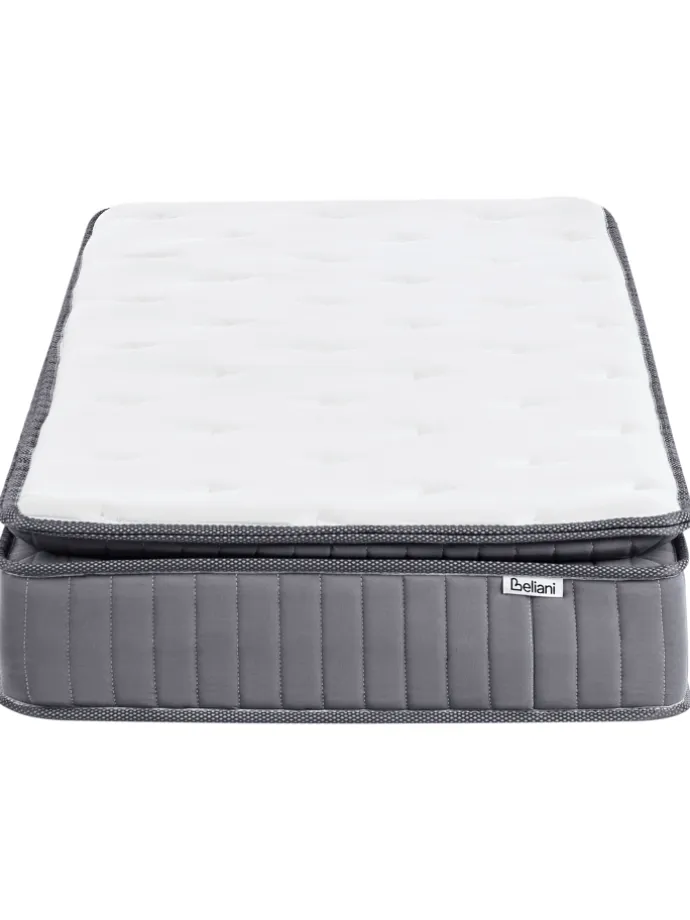 Matratze PLEASANT in Weiß/Grau - (W) 90 x (H) 25 x (L) 200 cm