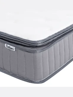 Matratze PLEASANT in Weiß/Grau - (W) 90 x (H) 25 x (L) 200 cm