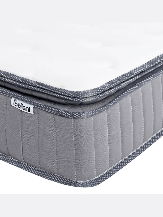 Matratze PLEASANT in Weiß/Grau - (W) 90 x (H) 25 x (L) 200 cm