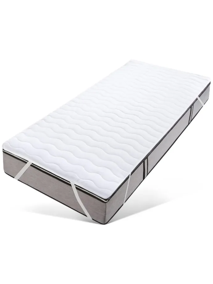 Matratzenauflage Basic kochfest in weiß