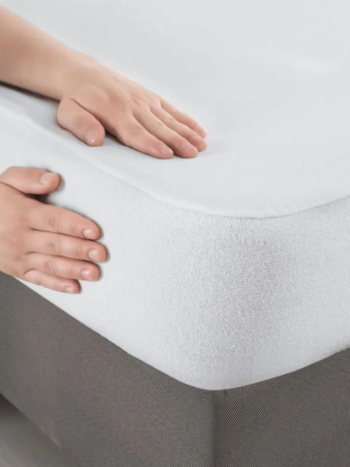 Matratzenschoner in Weiß