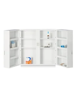 Medikamentenschrank in Weiß - (B)53 x (H)53 x (T)20 cm