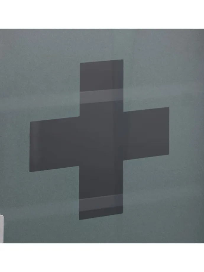 Medizinschrank in Schwarz - (B)30 x (H)45 x (T)17,5 cm