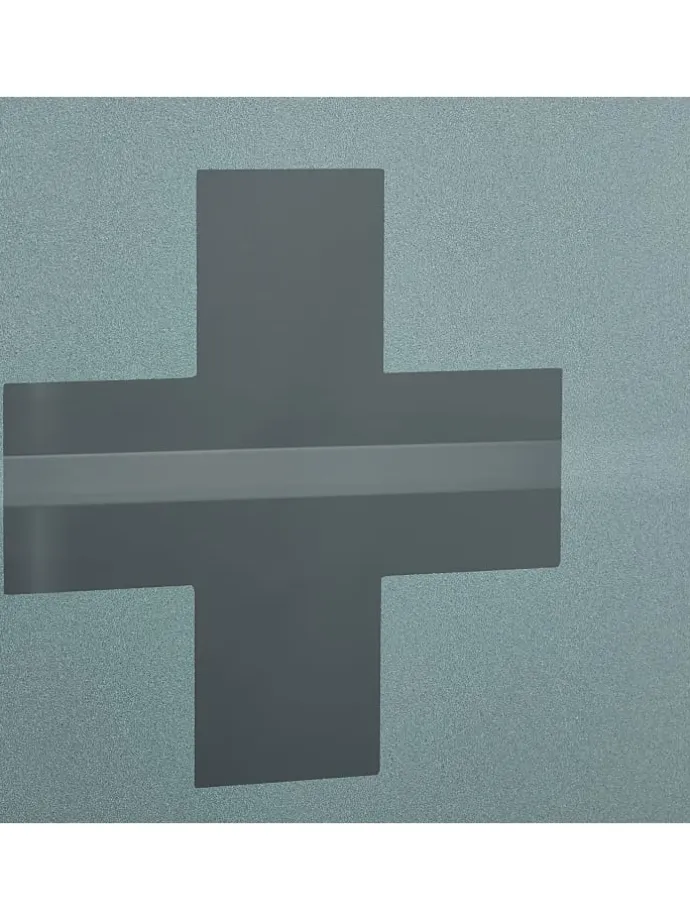 Medizinschrank in Schwarz - (B)30 x (H)30 x (T)17,5 cm