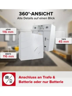 Mehrklang-Gong Quarter reinweiß