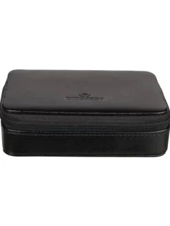 Merino Schmuckkasten 14 cm in schwarz