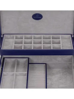 Merino Schmuckkasten 30 cm in dunkelblau