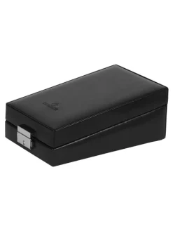 Merino Schmuckkoffer 12 cm in schwarz