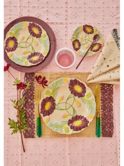 Messer in Gold/ Grün - (L)23,5 cm