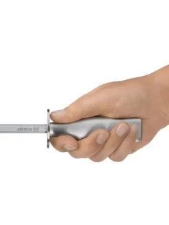 Messerschärfer ''Gourmet'' in Silber - (L)36 cm