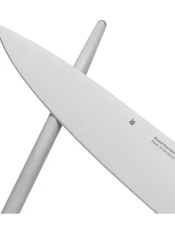 Messerschärfer ''Gourmet'' in Silber - (L)36 cm