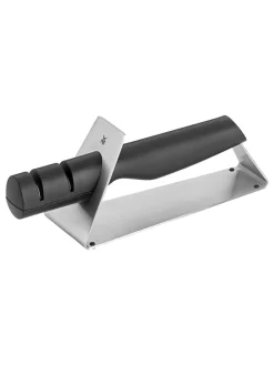 Messerschärfer in Silber/ Schwarz - (L)22,3 cm