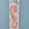 Messlatte "Marine" in Hellblau/ Rosa - (B)35 x (H)115 cm