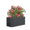 Metall Pflanzkasten Blumentopf 39x18 Balora S in Schwarz