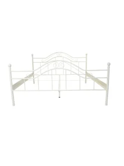 Metallbett in 3 Größen Metallbett in weiß, Liegefläche 90x200 cm