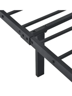 Metallbett Laos in Schwarz (B)180cm