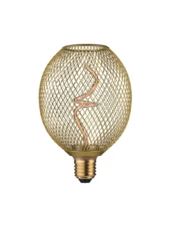 Metallic Glow Standard 230V LED Globe E27 180lm 4W 1800K dimmbar Messing