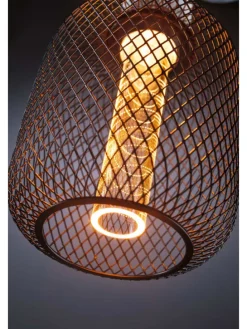 Metallic Glow Standard 230V LED Leuchtmittel Zyl Spiral