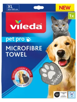 Mikrofaser-Handtuch "XL Pet Pro" in Grau