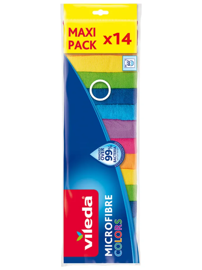 Mikrofasertücher "Colors" in Bunt - 14 Stück