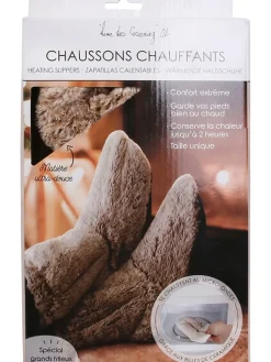 Mikrowellen-Fußwärmer in Beige