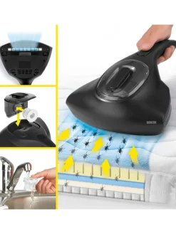 Milbensauger mit herausnehmbarer Hepa-Filter