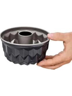 Mini-Gugelhupfform "Inspiration" in Schwarz - Ø 17 cm