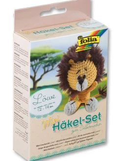 Mini-Häkelset "Löwe" - ab 8 Jahren