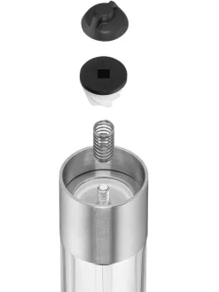 Mini-Salz- & Pfeffermühle in Silber - (H)11 x Ø 3,5 cm