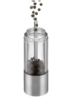 Mini-Salz- & Pfeffermühle in Silber - (H)11 x Ø 3,5 cm