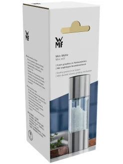 Mini-Salz- & Pfeffermühle in Silber - (H)11 x Ø 3,5 cm