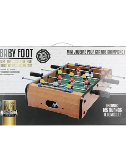 Mini-Tischkicker in Braun - (B)51 x (H)10 x (T)31 cm