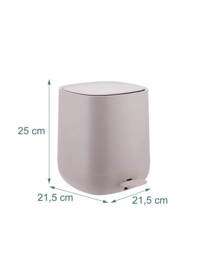 Mülleimer Bad in Beige - 5 l