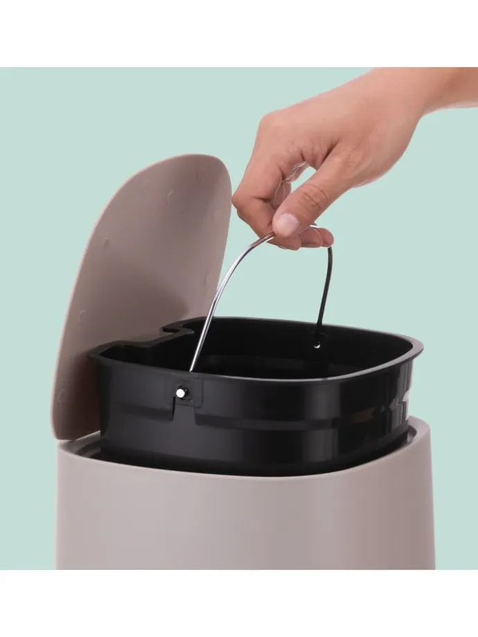 Mülleimer Bad in Beige - 5 l