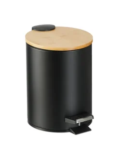 Mülleimer Bad in Schwarz - 3 l