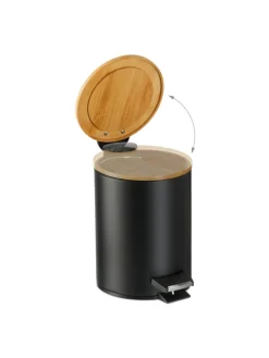 Mülleimer Bad in Schwarz - 3 l