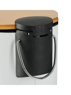 Mülleimer Bad in Weiß - 3 l