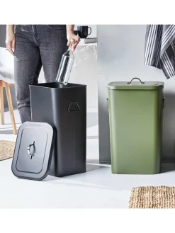 Mülleimer BINSTER in Schwarz