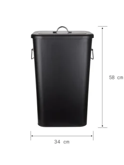 Mülleimer BINSTER in Schwarz