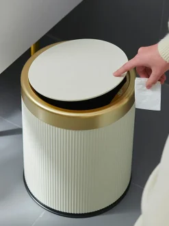 Mülleimer "Glint" in Weiß - 8 l