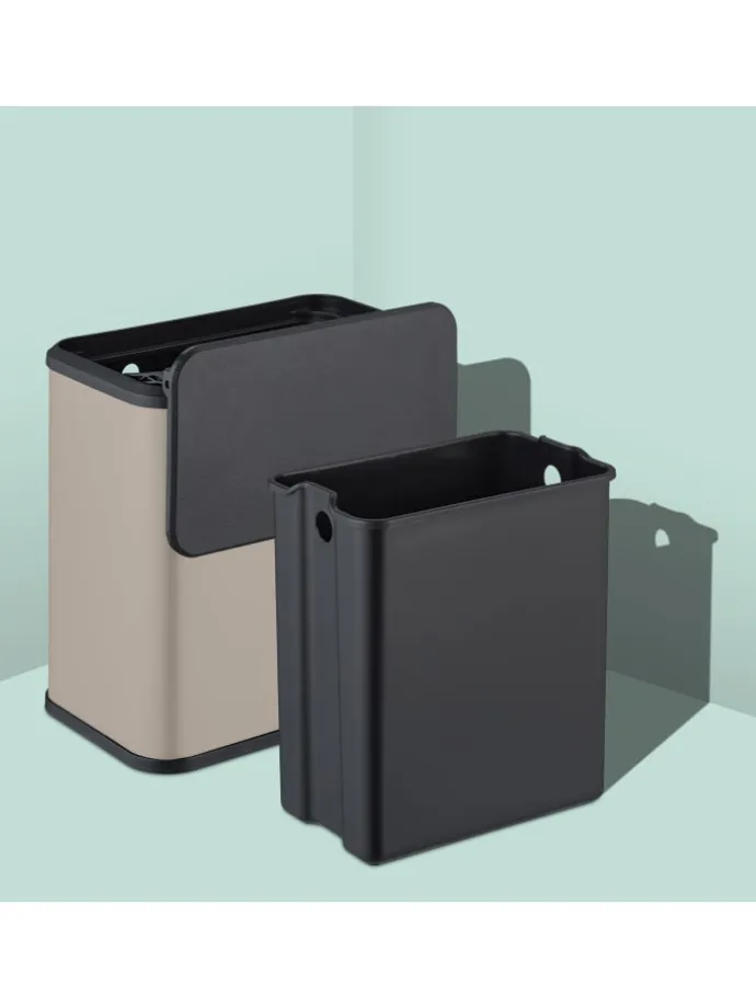 Mülleimer in Beige - 5 Liter