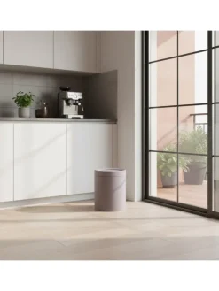 Mülleimer in Beige - 13 Liter