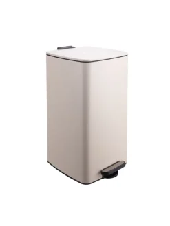 Mülleimer in Beige - 30 Liter
