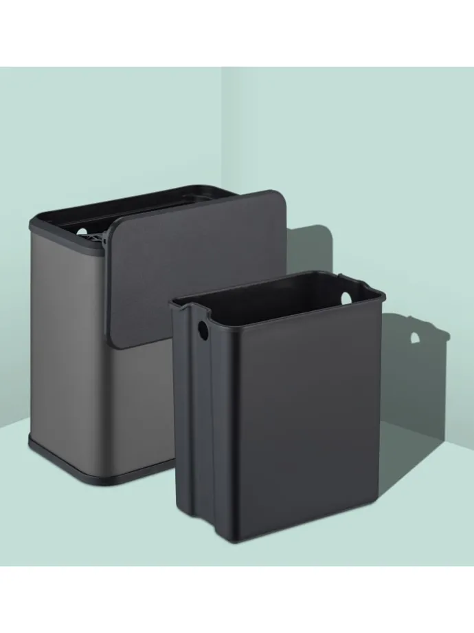 Mülleimer in Grau - 5 Liter