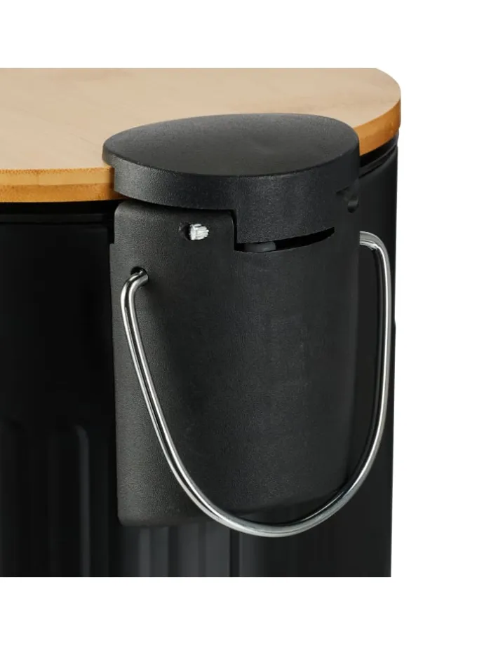 Mülleimer in Schwarz - 3 l