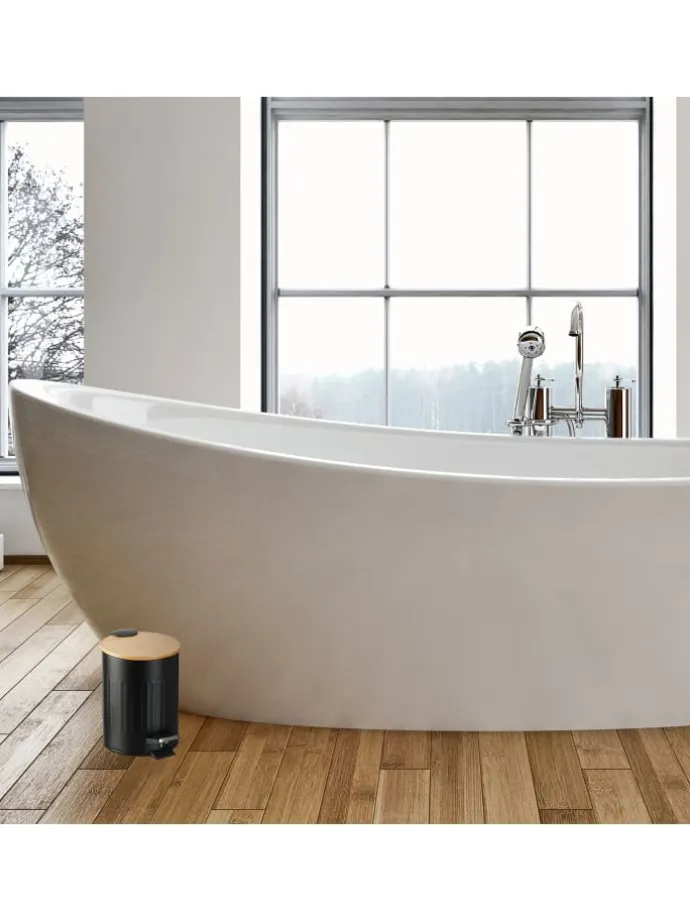 Mülleimer in Schwarz - 3 l